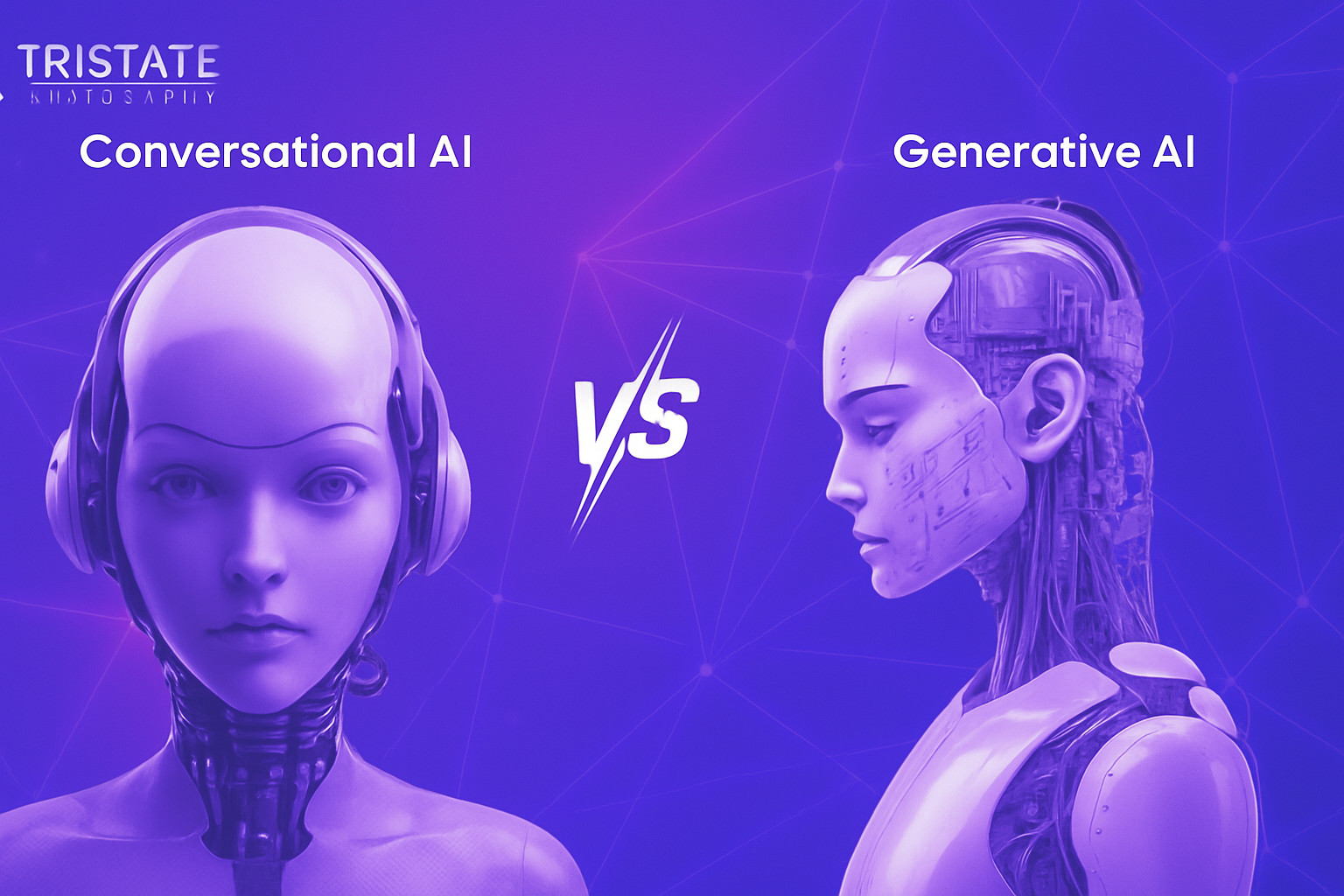 Robot AI tương lai Một robot hình người mang phong cách tương lai với thiết kế đẹp mắt, minh họa automation tích hợp hoàn toàn