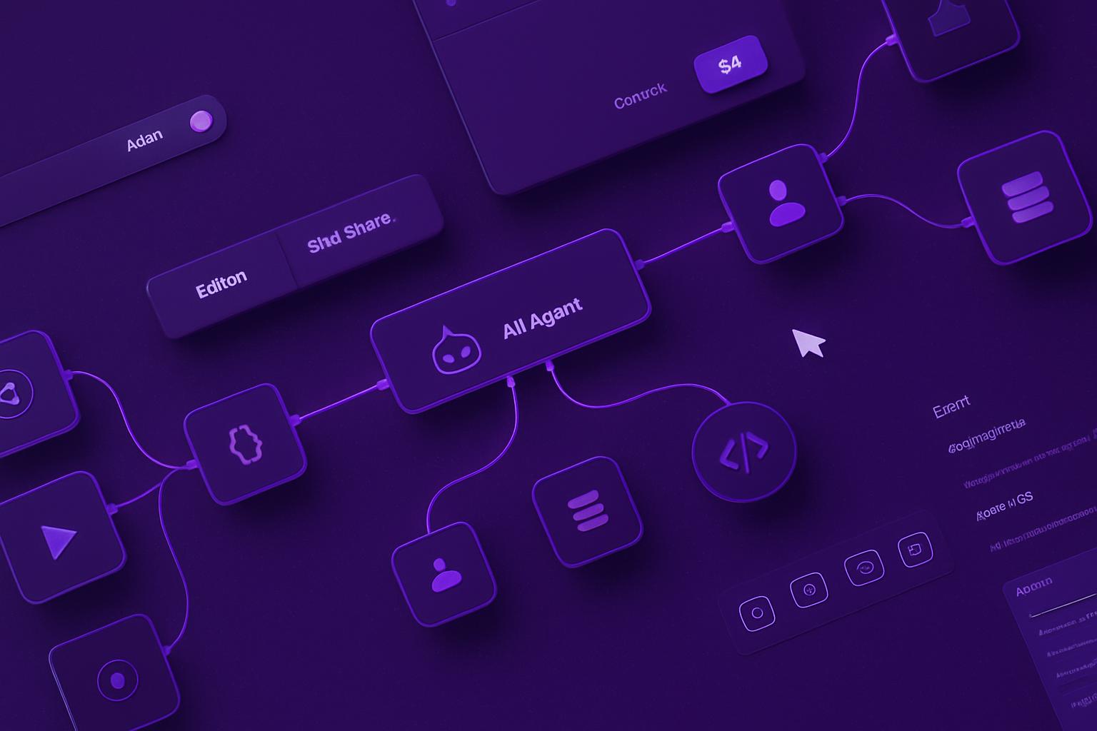Một người đang sử dụng công cụ automation với bảng điều khiển hiển thị các biểu đồ và dữ liệu phân tích quy trình dịch vụ.